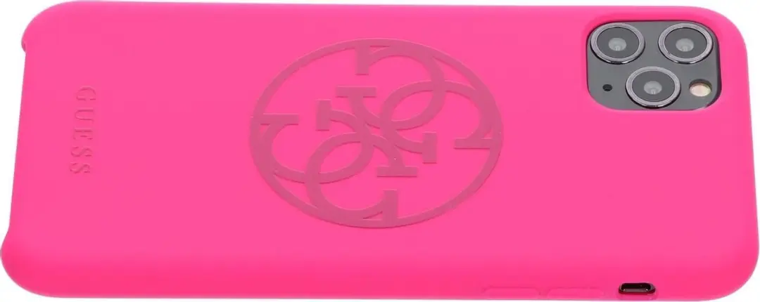 Guess Print Hoesje iPhone 11 Pro Max - Fuchsia - S212-1