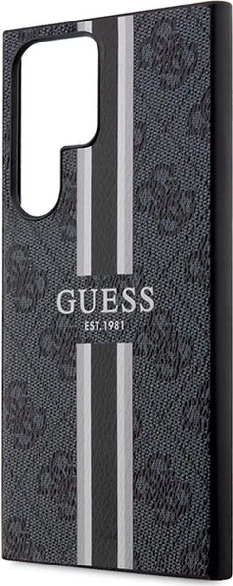 GUESS 4G Printed Stripe Back Case Samsung Galaxy S23 Ultra - Grijs - afbeelding 6 van 6