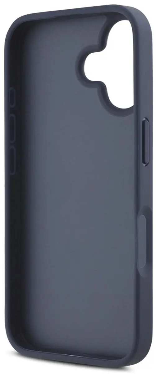 DKNY Repeat Pattern Tonal Stripe iPhone 16 Hoesje - Blauw DKHCP16SPRTHSLB