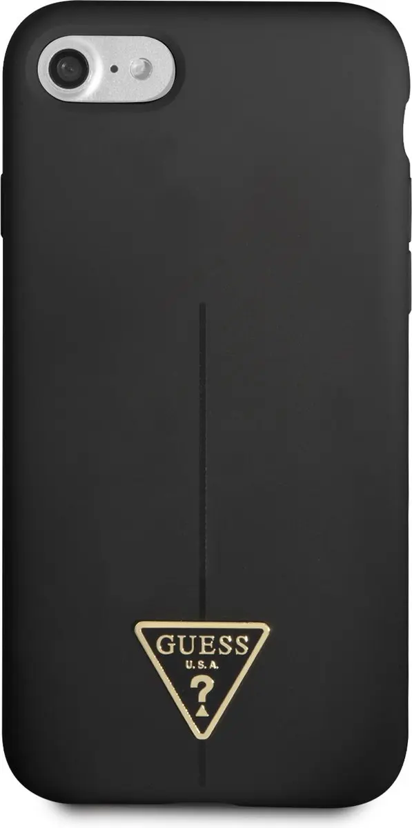 GUESS Silicone Triangle Line Back Case