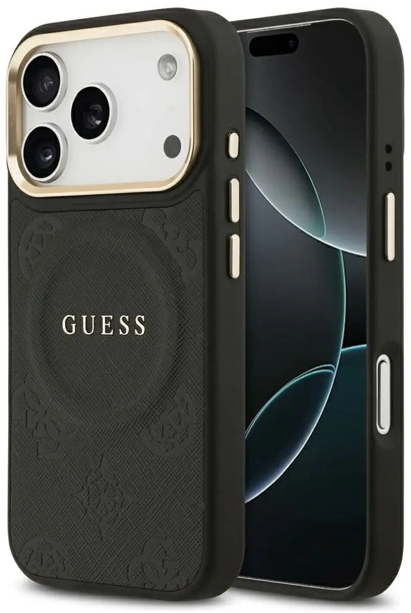 GUESS Peony Hot Stamp MagSafe Hoesje iPhone 17 Pro