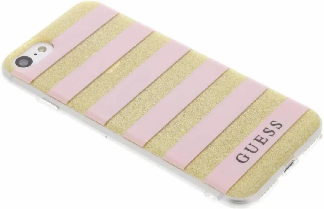 GUESS Roze Hoesje iPhone 7/8/SE (2020) - Transparant - afbeelding 6 van 6