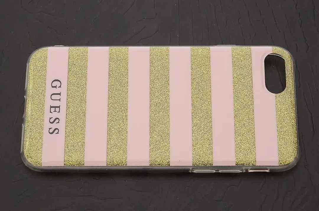 GUESS Roze Hoesje iPhone 7/8/SE (2020) - Transparant