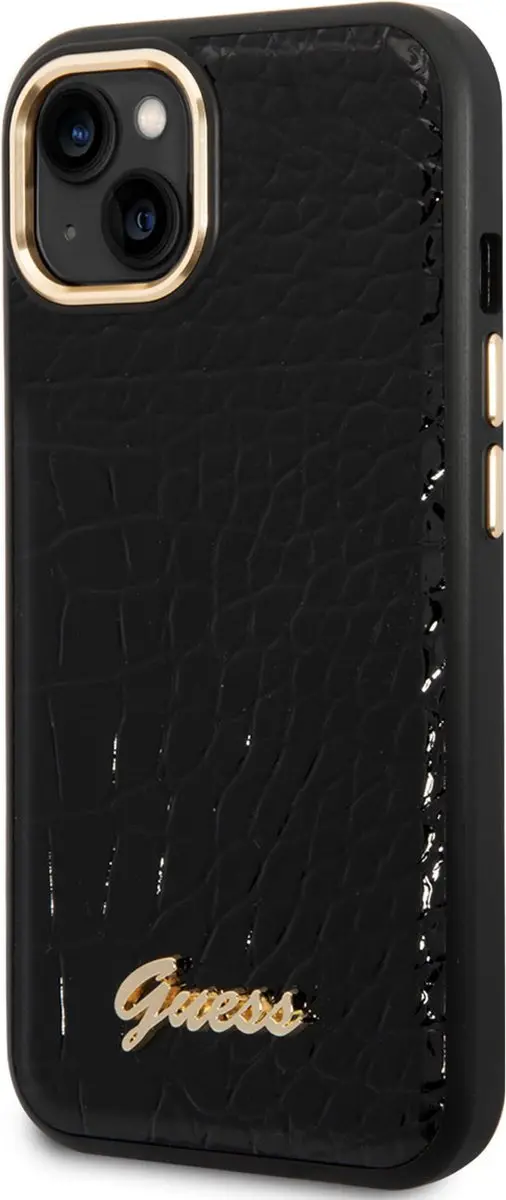 Guess Back Cover Telefoonhoesje iPhone 14 - Zwart - 3666339082840