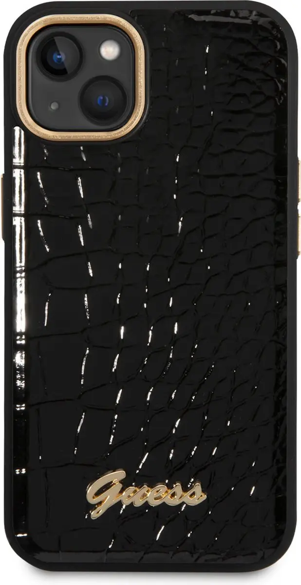 Guess Back Cover Telefoonhoesje iPhone 14 - Zwart - 3666339082840