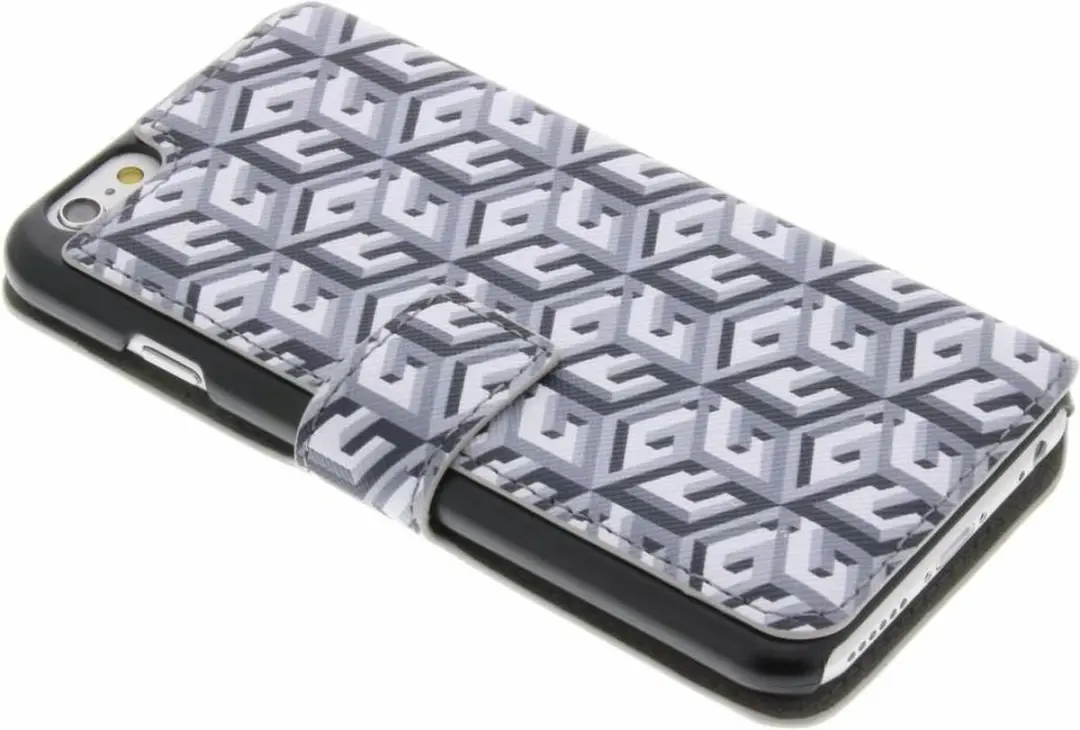 GUESS G-Cube Book Case iPhone 6/6s - 6G36251801 - Zwart/Multicolor