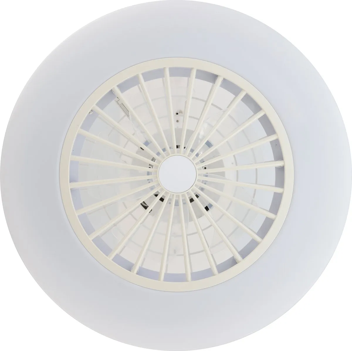 Eglo Lovisca Plafondventilator Ø55cm - 3 standen - Wit/Zilver