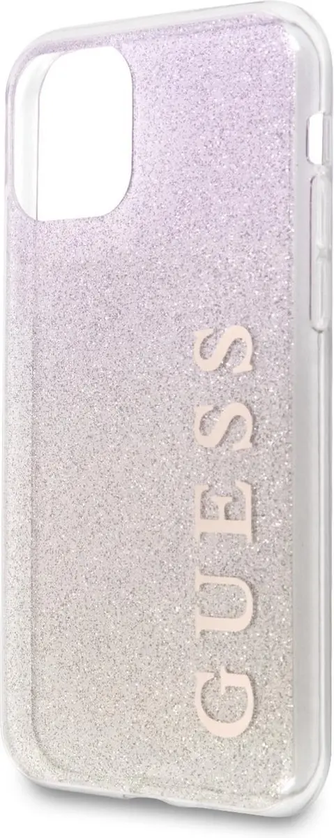 Guess GUHCN65PCUGLGPI Hoesje iPhone 11 Pro Max - Roze Gradient