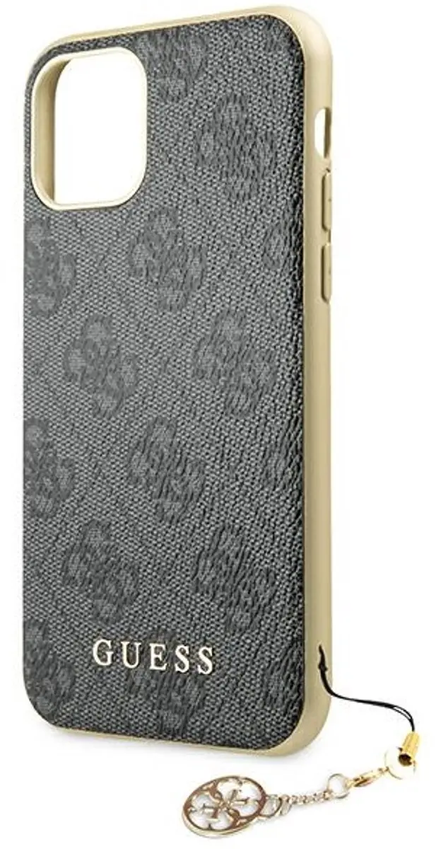 GUESS 4G Charms Back Case - iPhone 11/XR Grijs