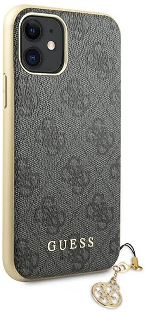 GUESS 4G Charms Back Case - iPhone 11/XR Grijs