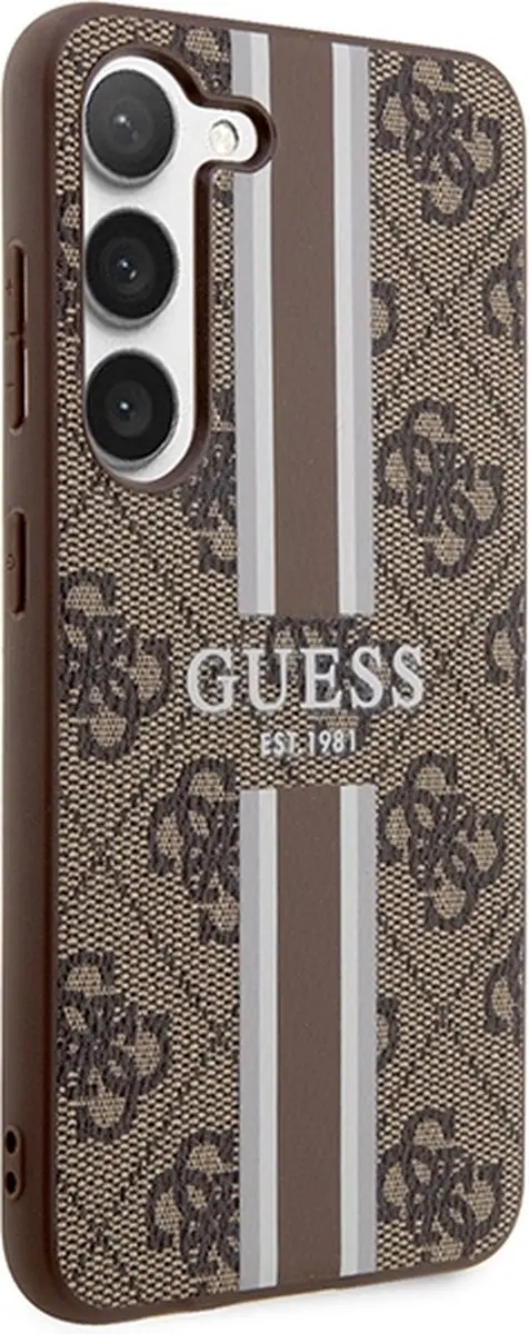 Guess 4G Hoesje Samsung Galaxy S23 Plus - Bruin