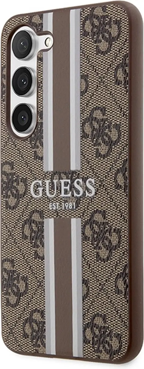 Guess 4G Hoesje Samsung Galaxy S23 Plus - Bruin