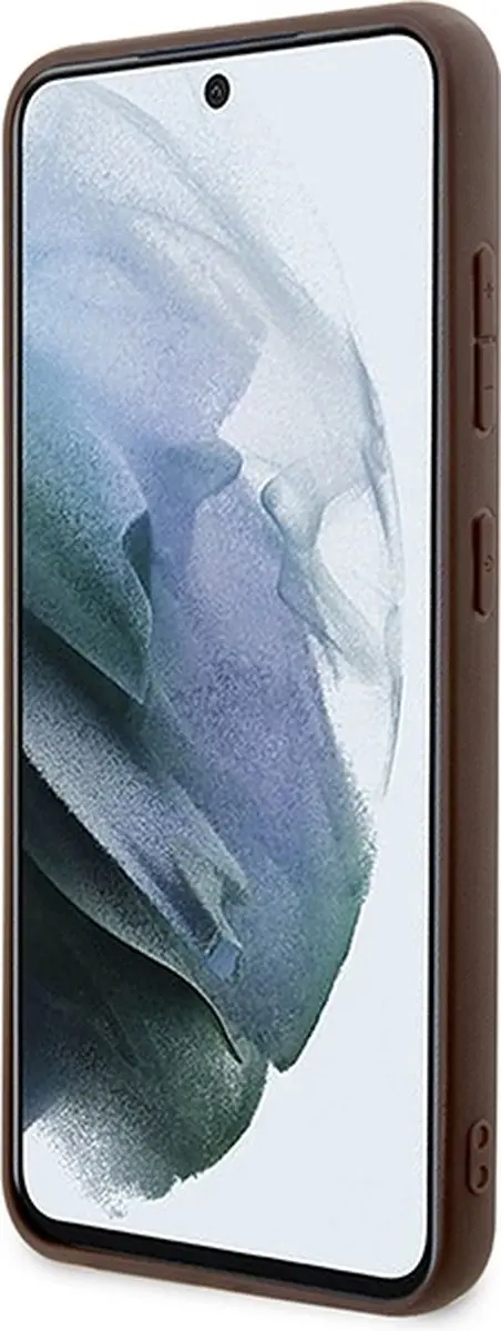 Guess 4G Hoesje Samsung Galaxy S23 Plus - Bruin