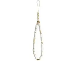 Guess Heishi Telefoonkoord - Wit - 1 Pasje