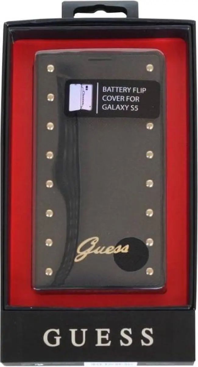 GUESS Samsung Galaxy S5 Hoesje S206-12 - Zwart - afbeelding 6 van 6