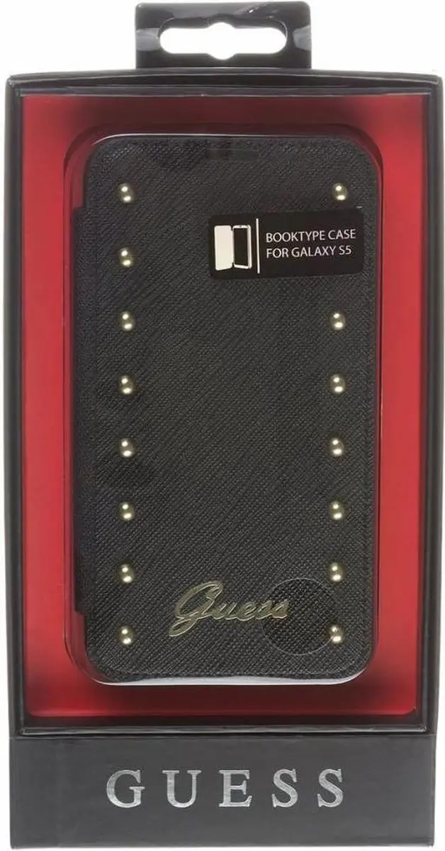 GUESS Samsung Galaxy S5 Hoesje S206-12 - Zwart