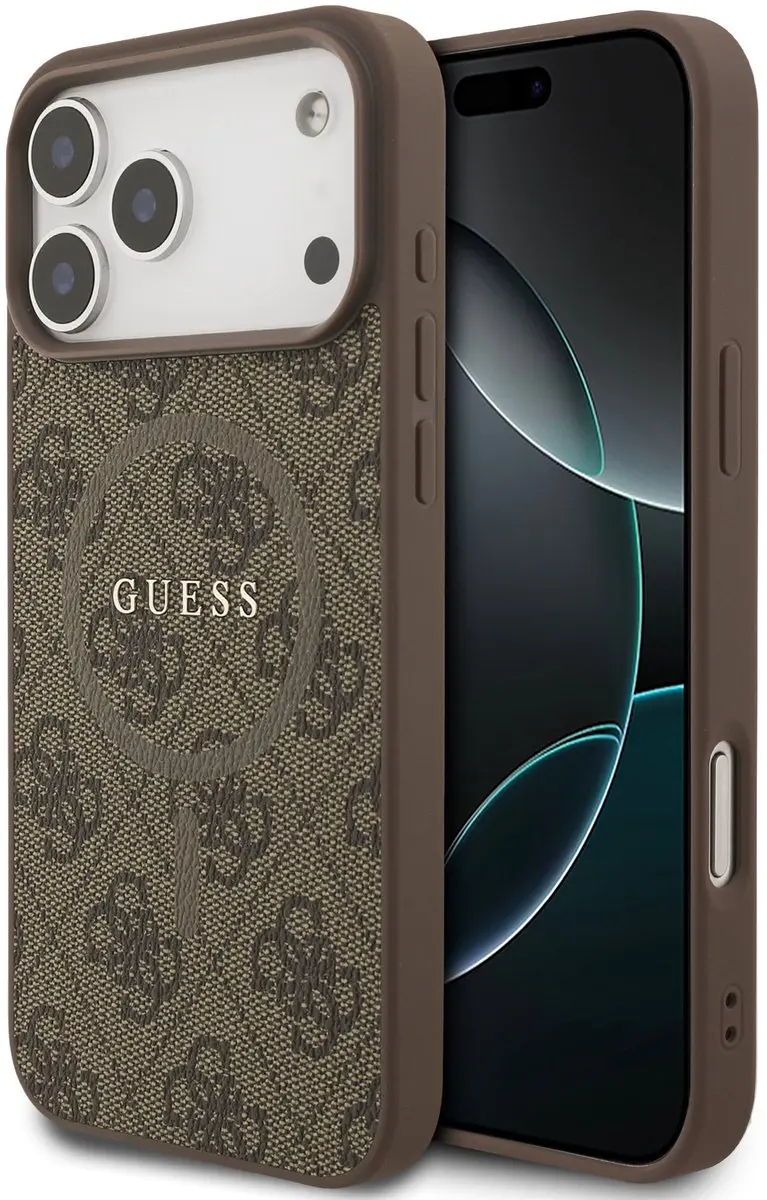 GUESS Back Cover Case iPhone 17 Pro Max - Bruin - MagSafe
