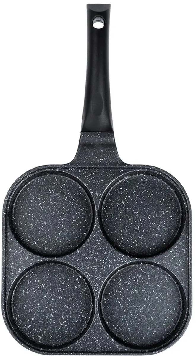 Orion Grande Serie Granieten Eipannenkoekpan 22x22cm - Zwart