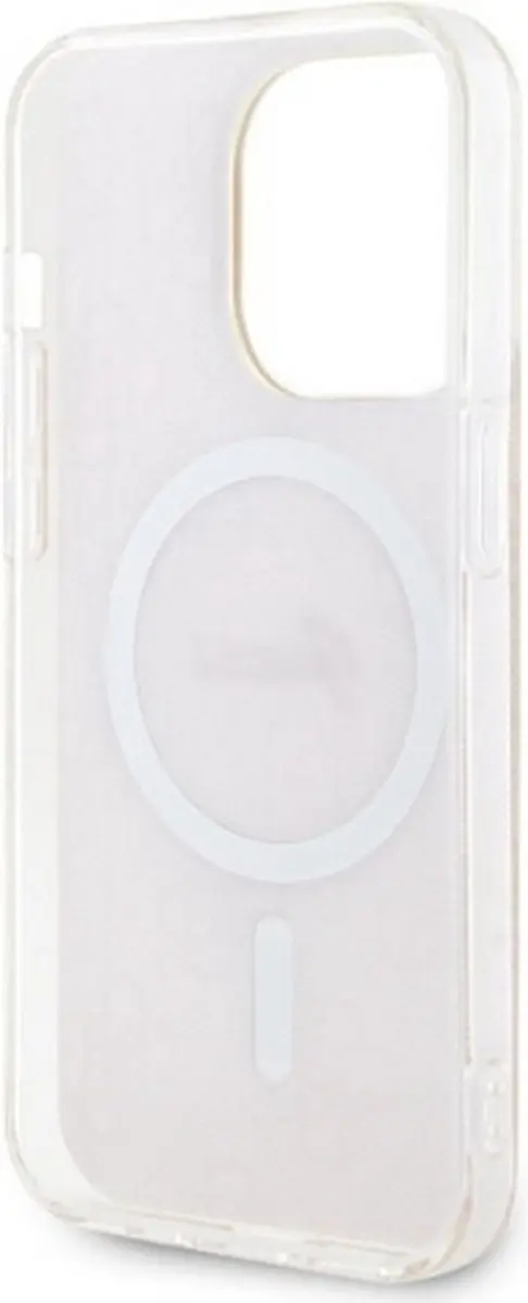 Guess 4G Back Case MagSafe iPhone 14 Pro - Roze