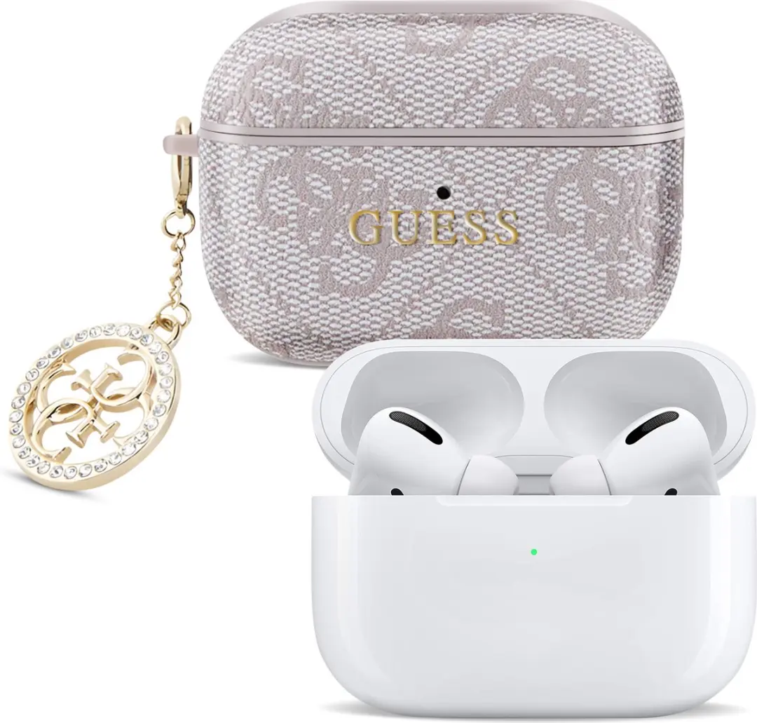 GUESS Strass AirPods Pro 2 Hoesje - Oudroze - MPN 3666339183820