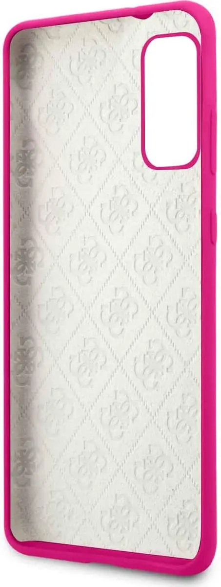 GUESS Silicone 4G Hoesje S20 - Fuchsia - MPN 6722 - afbeelding 4 van 6