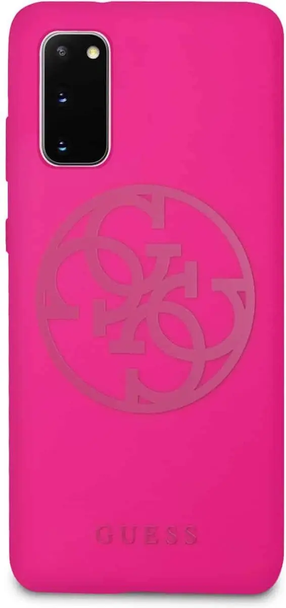 GUESS Silicone 4G Hoesje S20 - Fuchsia - MPN 6722 - afbeelding 6 van 6