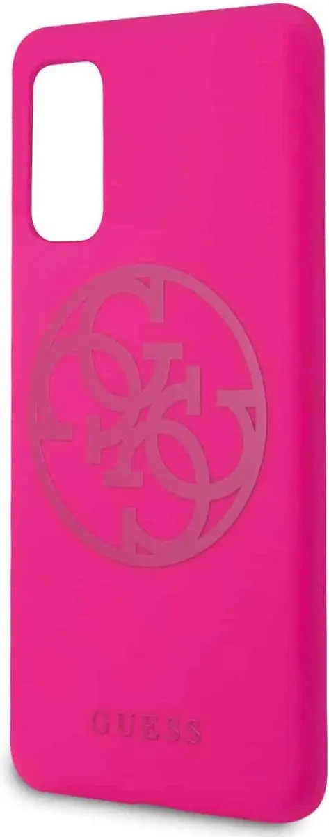 GUESS Silicone 4G Hoesje S20 - Fuchsia - MPN 6722 - afbeelding 3 van 6