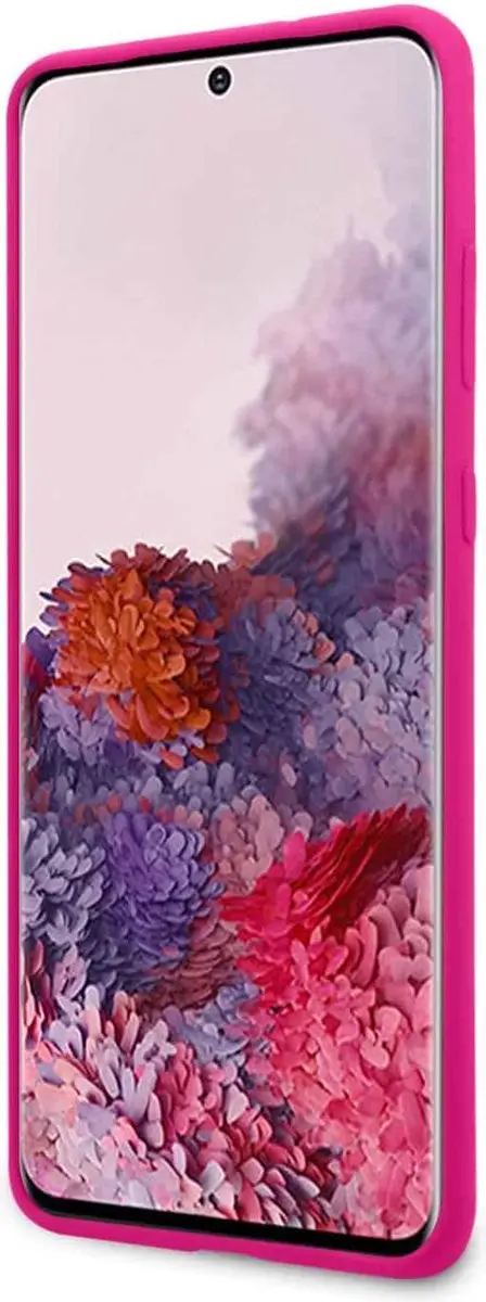 GUESS Silicone 4G Hoesje S20 - Fuchsia - MPN 6722 - afbeelding 5 van 6