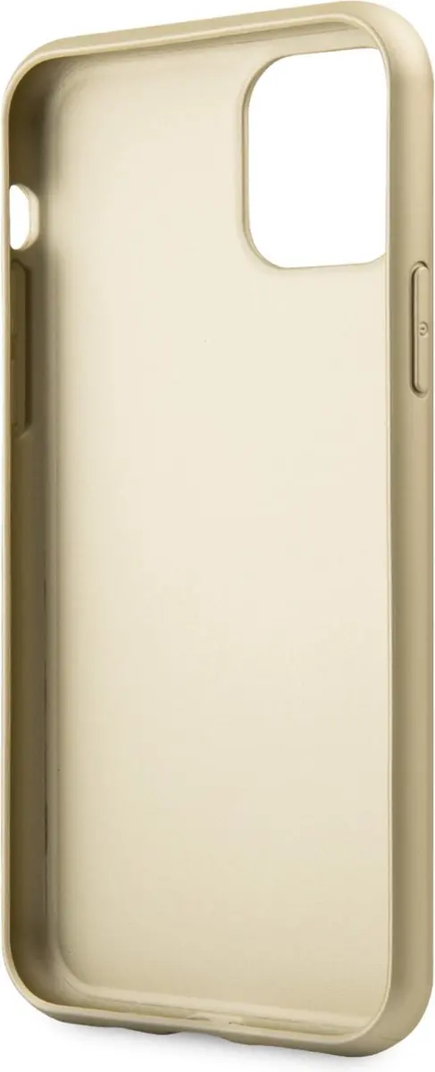 GUESS Backcase Hoesje iPhone 11/XR - Effen Grijs Kunstleer - afbeelding 4 van 6
