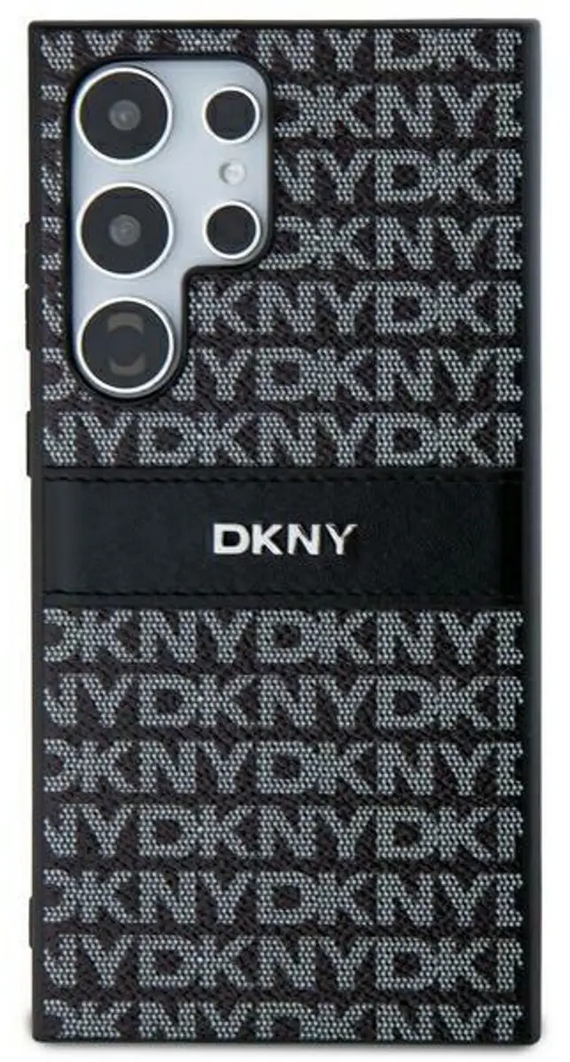 DKNY Telefoonhoes Samsung Galaxy S24 Ultra - Zwart Mono Strepen