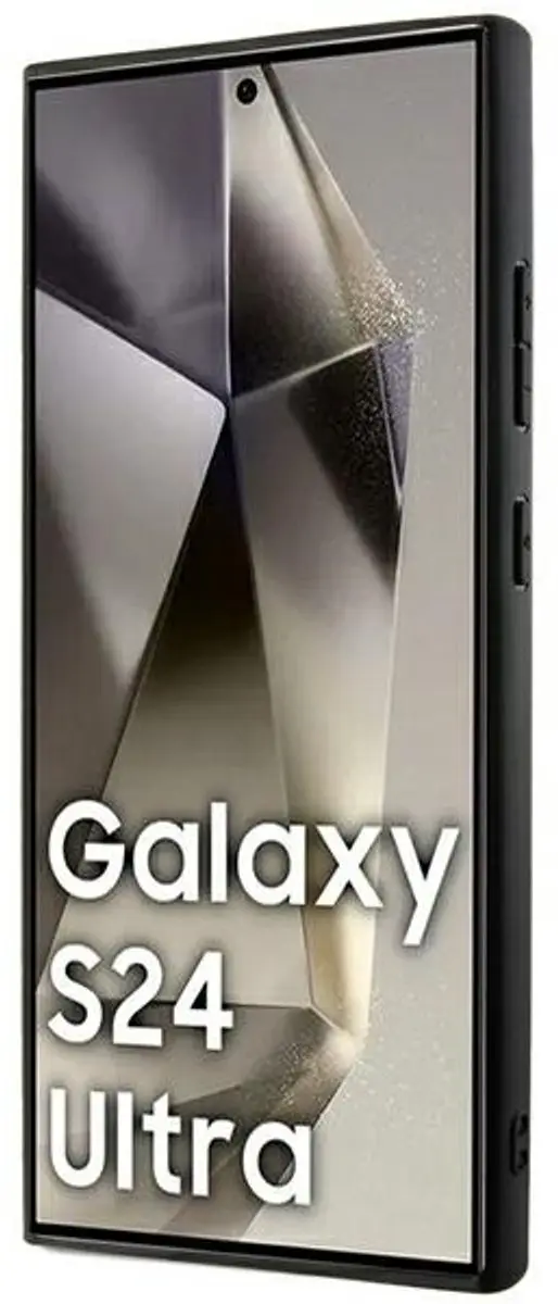 DKNY Telefoonhoes Samsung Galaxy S24 Ultra - Zwart Mono Strepen