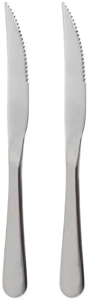 Orion RVS Steak- en Burgermessen - 2 Stuks - Zilver - afbeelding 6 van 6