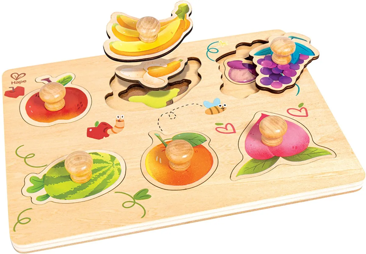 Hape Knoppuzzel Fruit Multicolor E1654