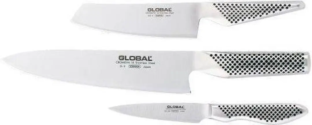 Global G2538 Messenset - 3-delig - Zilver