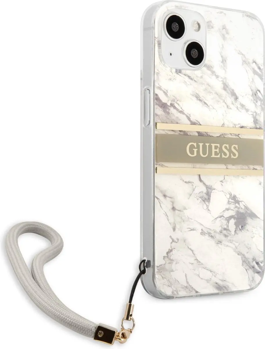 Guess Hardcase Backcover iPhone 13 - Grijs - 3666339023041 - afbeelding 4 van 6