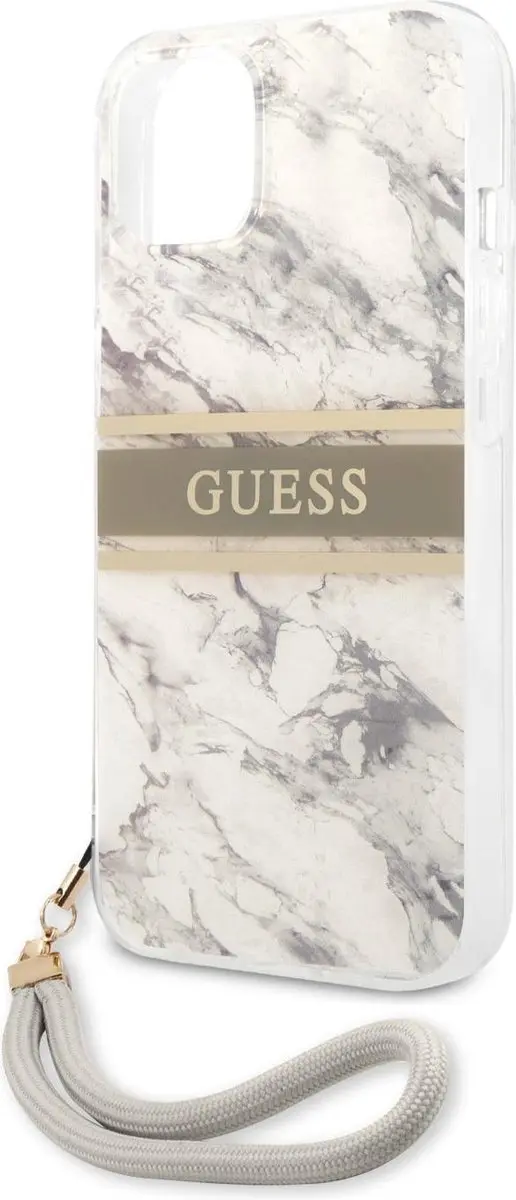 Guess Hardcase Backcover iPhone 13 - Grijs - 3666339023041 - afbeelding 5 van 6