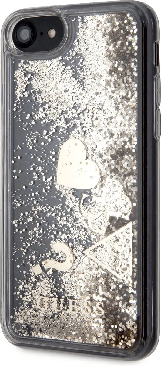 Guess Hearts Liquid Glitter Hoesje - iPhone 7/8/SE (2020) - S212-4 - afbeelding 6 van 6