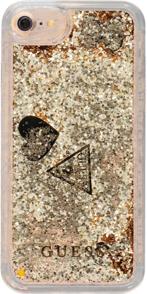 Guess Hearts Liquid Glitter Hoesje - iPhone 7/8/SE (2020) - S212-4