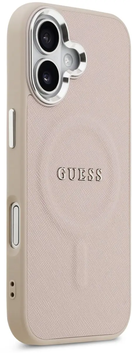 Guess PU Saffiano Backcover iPhone 17 - Roze - 14706 - afbeelding 6 van 6