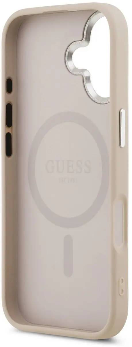 Guess PU Saffiano Backcover iPhone 17 - Roze - 14706