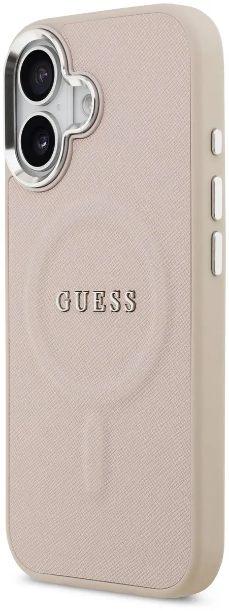 Guess PU Saffiano Backcover iPhone 17 - Roze - 14706