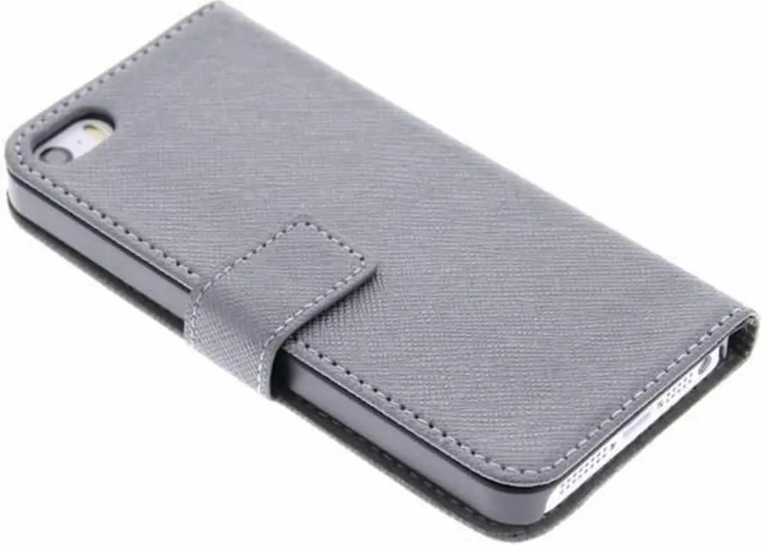 GUESS iPhone 5/5s/SE Hoesje 5G32731901 - Grijs Kunstleer