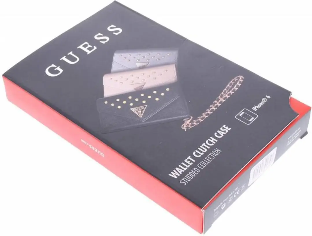 Guess Clutch Tasje Studded 6G34183401 - Zwart - 3 Pasjes