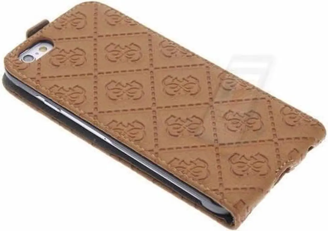 Guess iPhone 6 Scarlett Flap Case GUEGUFLP6SCCO - Bruin - afbeelding 2 van 5