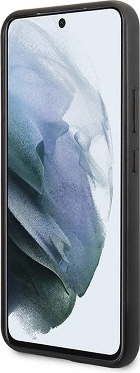 Guess Hard Case Metaal Zwart/Goud voor Samsung Galaxy S23 - 3666339116958