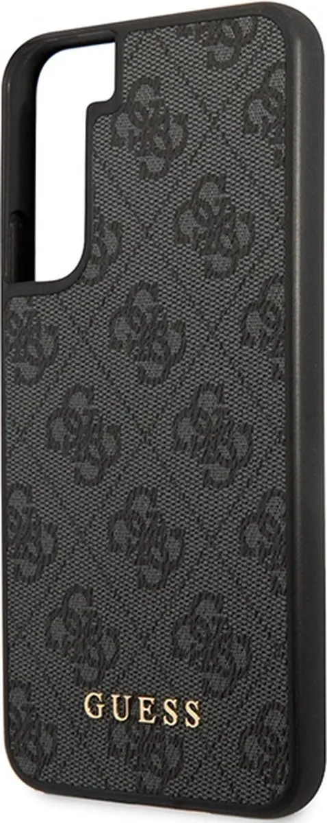Guess Hard Case Metaal Zwart/Goud voor Samsung Galaxy S23 - 3666339116958