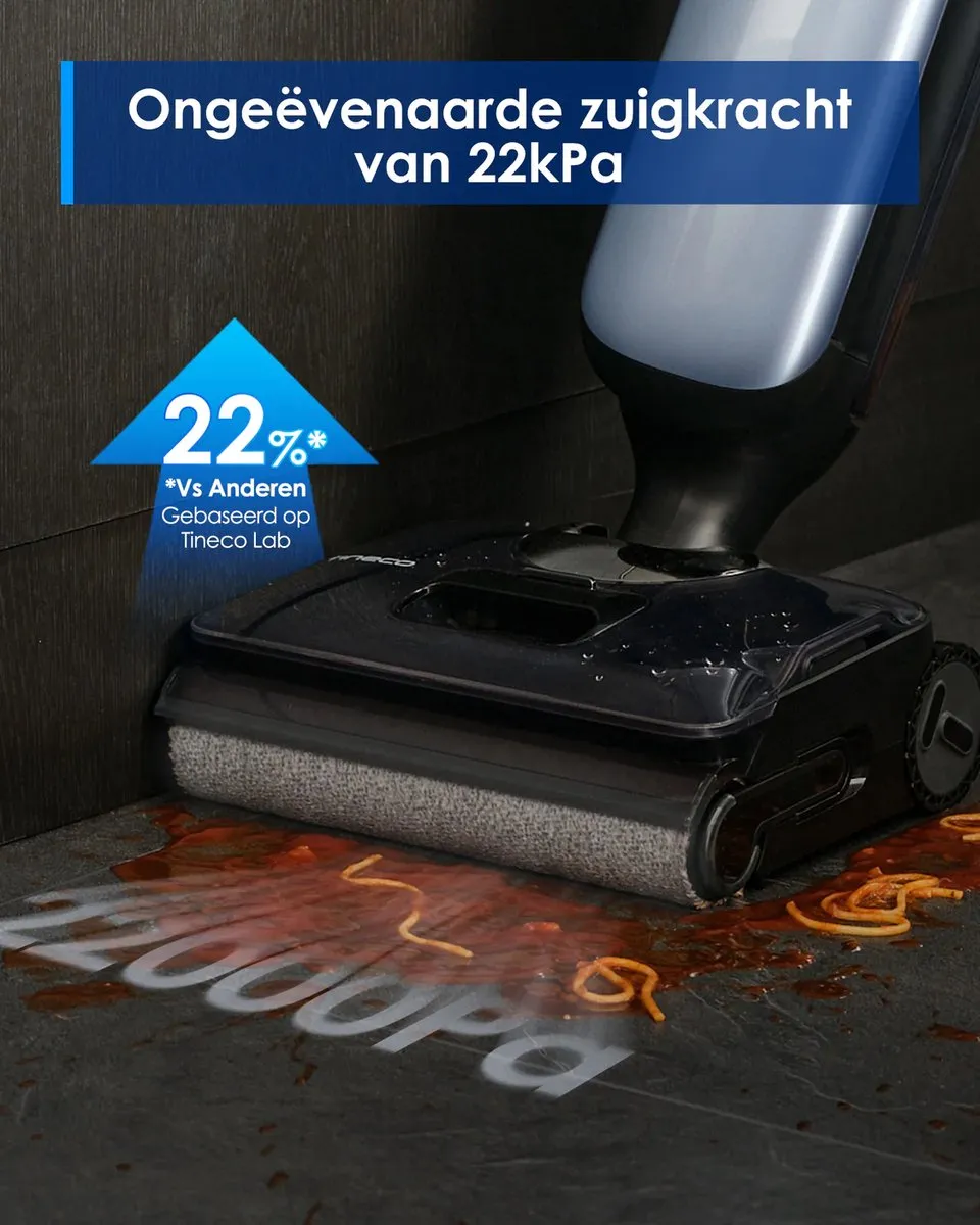 Tineco Floor One S9 Artist Premium Vloerreiniger - Blauw
