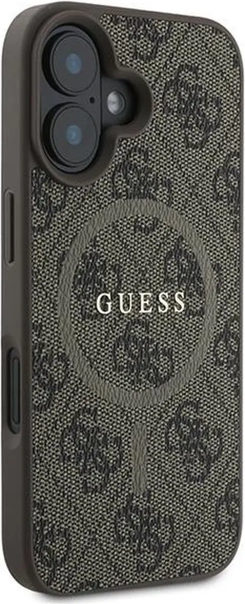 GUESS Beschermhoes iPhone 16 Plus MagSafe - Bruin GUHMP16MG4GFRW - afbeelding 6 van 6