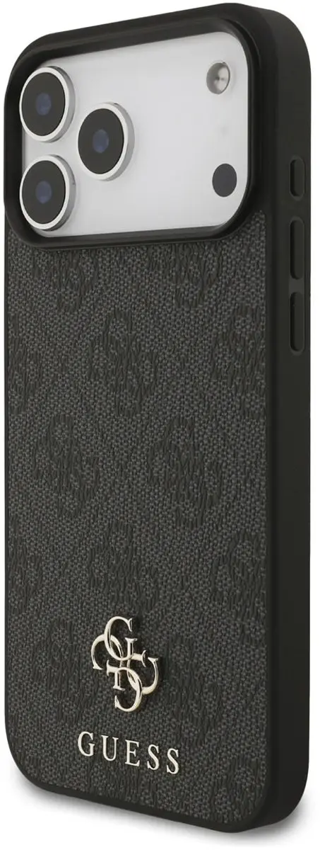 GUESS Back Cover voor iPhone 17 Pro Max - Zwart - 3666339490591