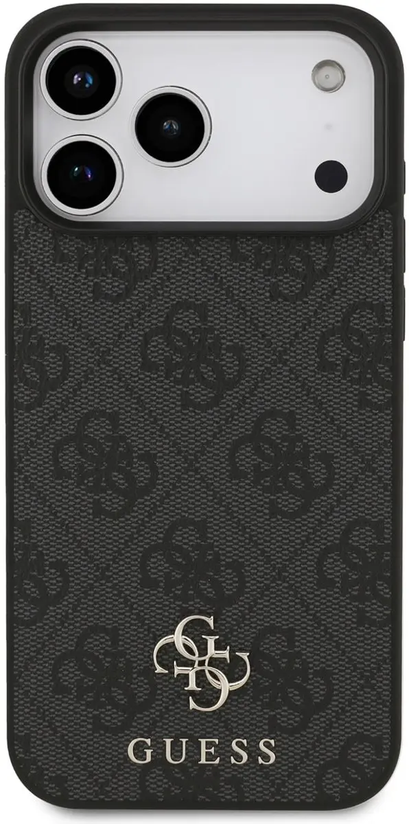 GUESS Back Cover voor iPhone 17 Pro Max - Zwart - 3666339490591